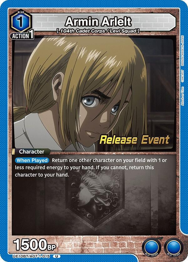Image for Armin Arlelt (015) (UE10BT/AOT-1-015) (UE10BT_RE) - Union Arena