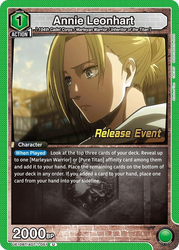 Image for Annie Leonhart (051) (UE10BT/AOT-1-051) (UE10BT_RE) - Union Arena