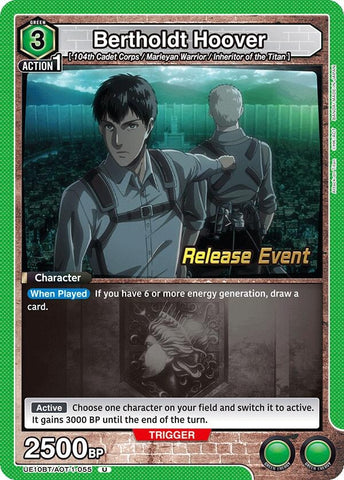 Image for Bertholdt Hoover (055) (UE10BT/AOT-1-055) (UE10BT_RE) - Union Arena