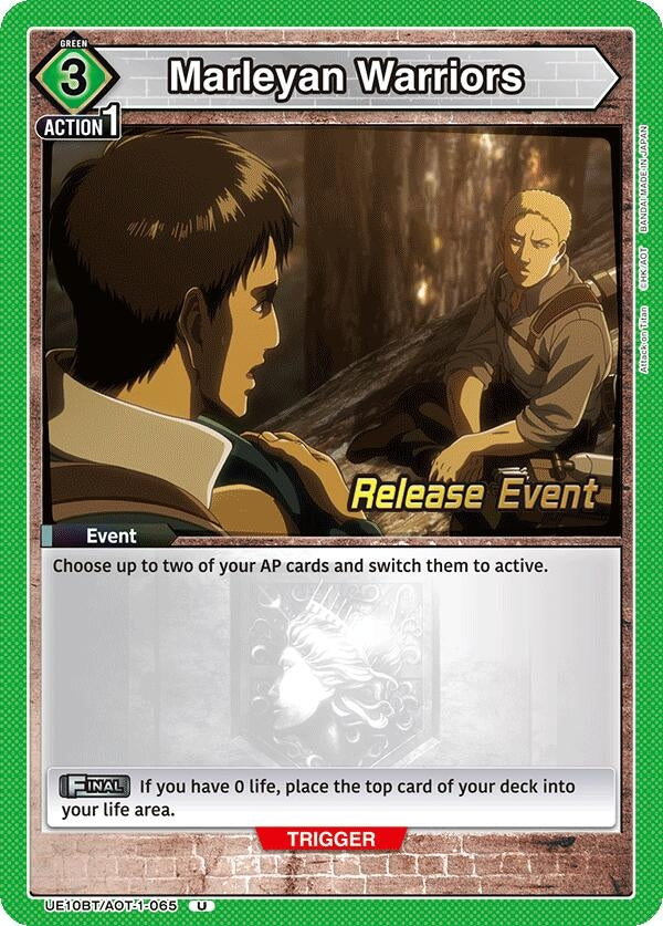 Image for Marleyan Warriors (UE10BT/AOT-1-065) (UE10BT_RE) - Union Arena