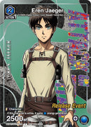 Image for Eren Jaeger (Release Event Participation) (UEPR/AOT-1-026) (UE10BT_RE) - Union Arena