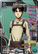 Image for Eren Jaeger (Release Event Winner) (UEPR/AOT-1-026) (UE10BT_RE) - Union Arena