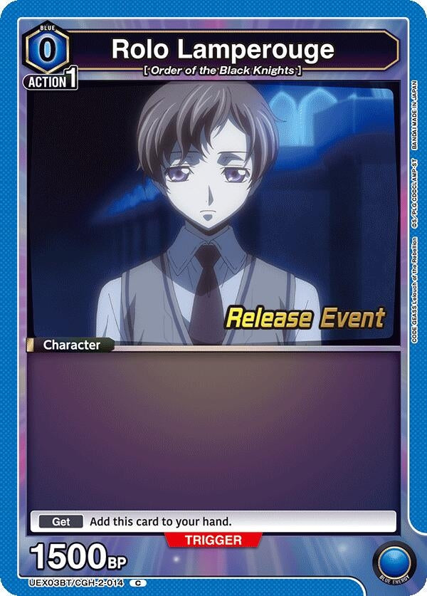 Image for Rolo Lamperouge (014) (UEX03BT/CGH-2-014) (UEX03BT_RE) - Union Arena
