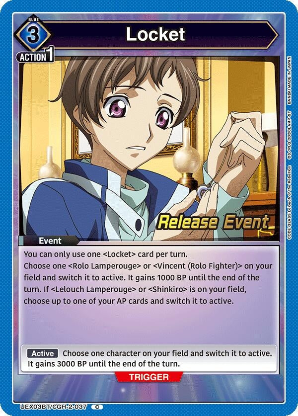 Image for Locket (UEX03BT/CGH-2-037) (UEX03BT_RE) - Union Arena