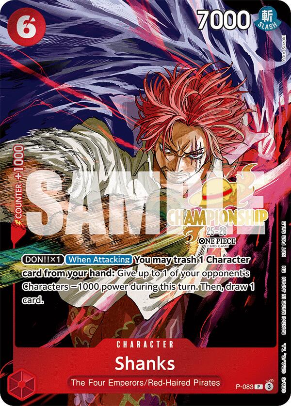 Shanks (CS 25-26 Event Pack) [Cartas promocionales de One Piece]