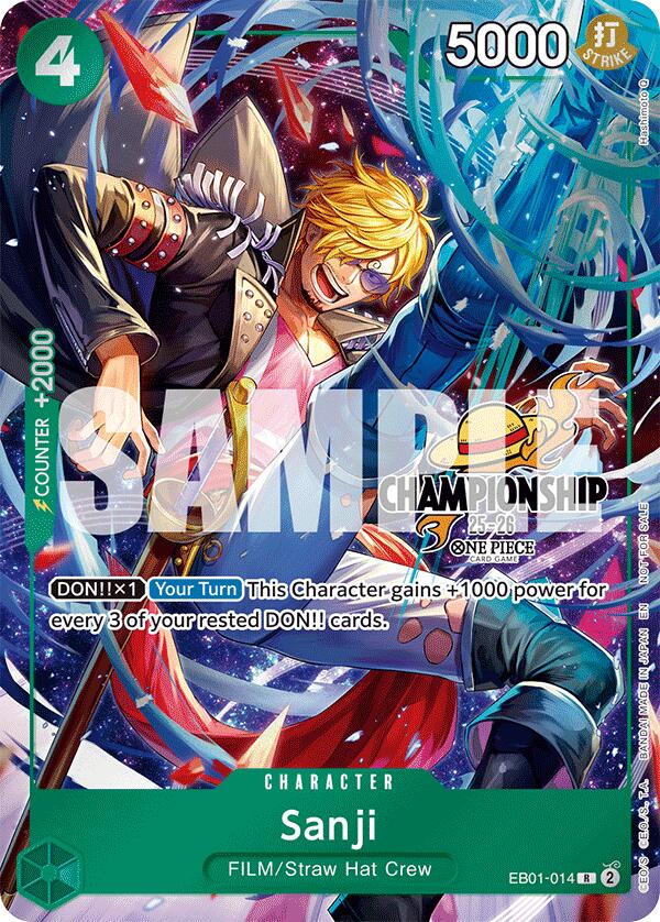 Sanji (Pack Célébration CS 25-26) [Cartes promotionnelles One Piece]