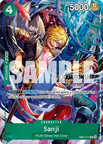 Sanji (Pack Célébration CS 25-26) [Cartes promotionnelles One Piece]