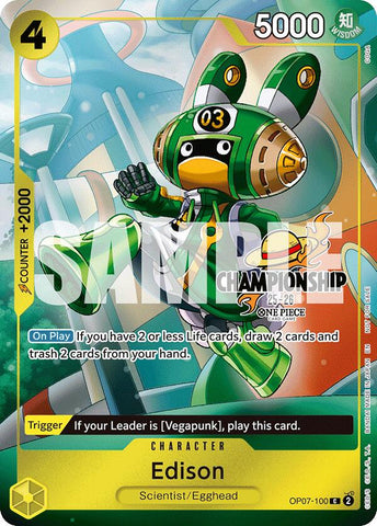 Edison (CS 25-26 Celebration Pack) [Cartas promocionales de One Piece]