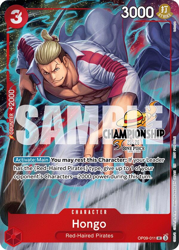 Hongo (CS 25-26 Celebration Pack) [Cartas promocionales de One Piece]