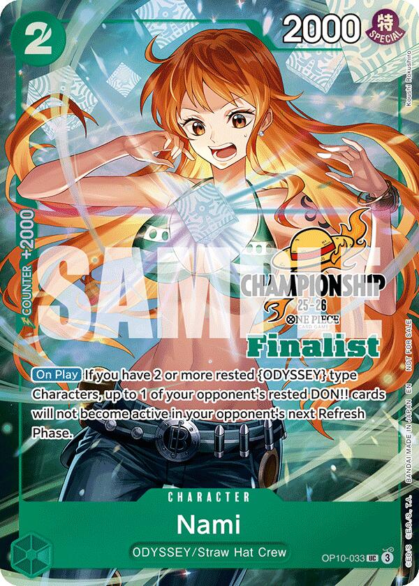 Nami (Série de Cartes Finalistes CS 25-26 1) [Cartes Promotionnelles One Piece]