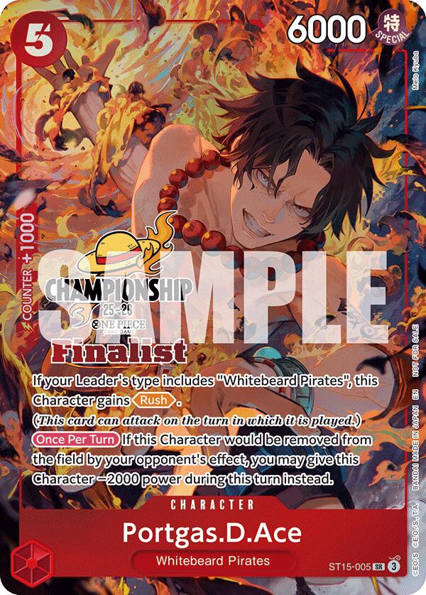 Portgas.D.Ace (CS 25-26 Jeu de cartes finalistes 1) [Cartes promotionnelles One Piece]