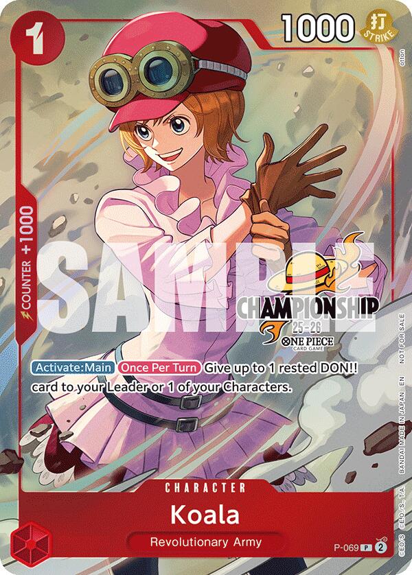 Koala (Paquete de evento CS 25-26, versión finalista) [Cartas promocionales de One Piece]