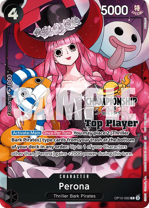 Perona (Pack Joueur Top CS 25-26) [Cartes promotionnelles One Piece]
