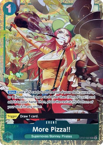 ¡¡Más Pizza!! (Colección de Cartas Premium -Mejor Selección Vol. 4-) [Cartas Promocionales de One Piece]