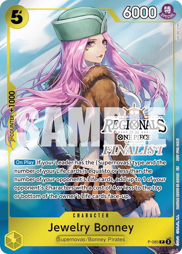 Jewelry Bonney (Lot de cartes finalistes régionaux en ligne 2025 Vol.2) [Cartes promotionnelles One Piece]