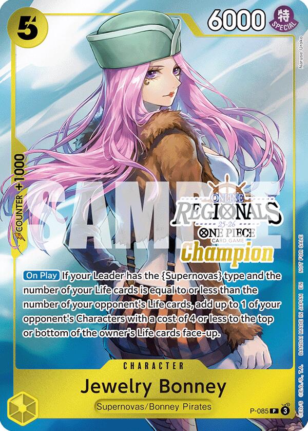 Jewelry Bonney (Set de cartas del Campeonato Regional online 2025 vol.2) [Cartas promocionales de One Piece]