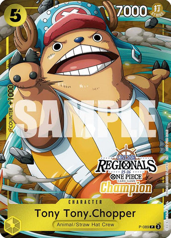 Tony Tony.Chopper (Juego de cartas campeón regional en línea 2025 vol.2) [Cartas promocionales de One Piece]