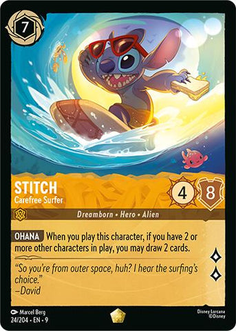 Stitch - Surfista despreocupado (24/204) [Fabuloso]