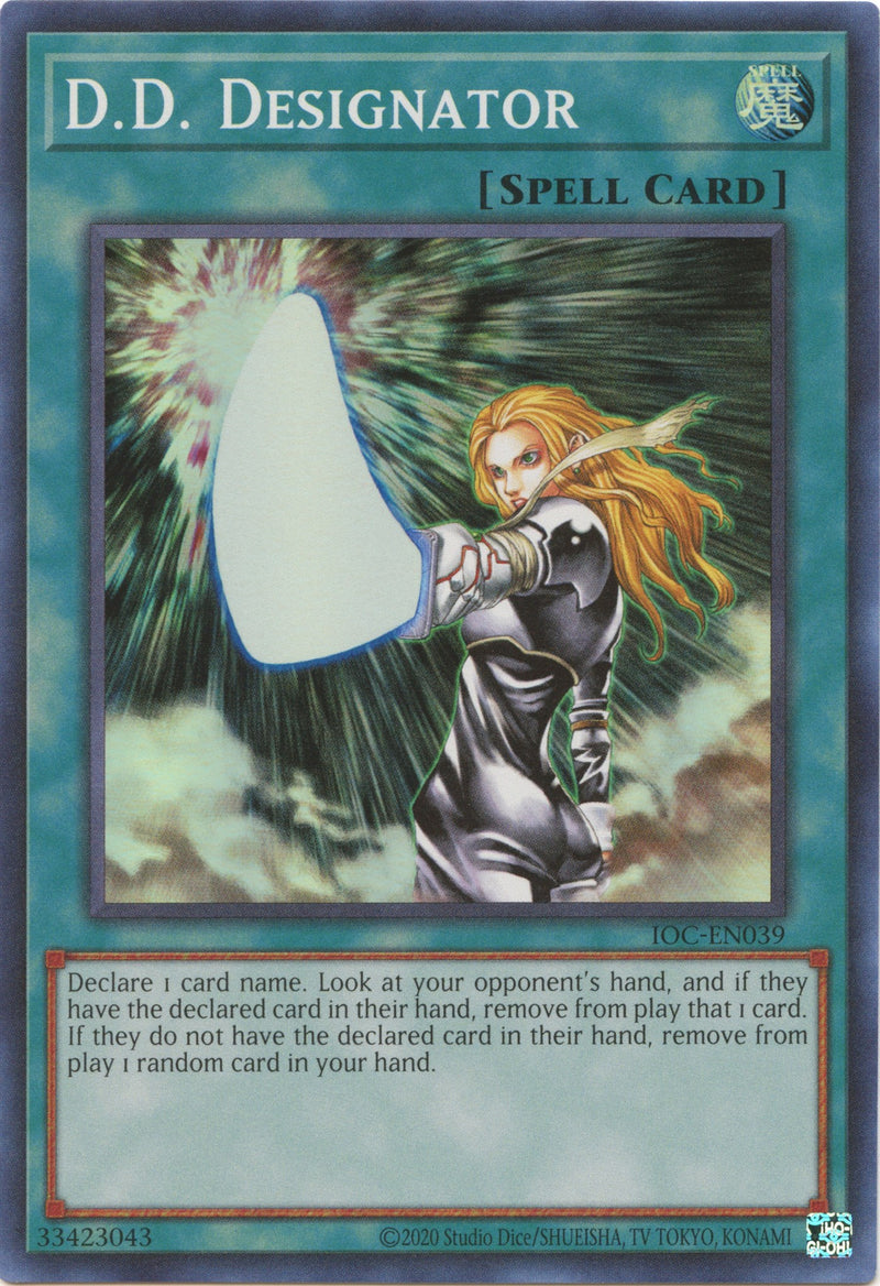 D.D. Designator (25th Anniversary) [IOC-EN039] Super Rara