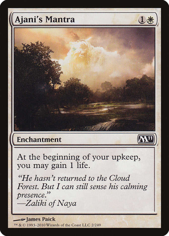 Mantra d'Ajani [Magic 2011]