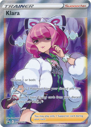 Clara (SWSH302) (Full Art) [Épée et Bouclier : Promos Étoile Noire]