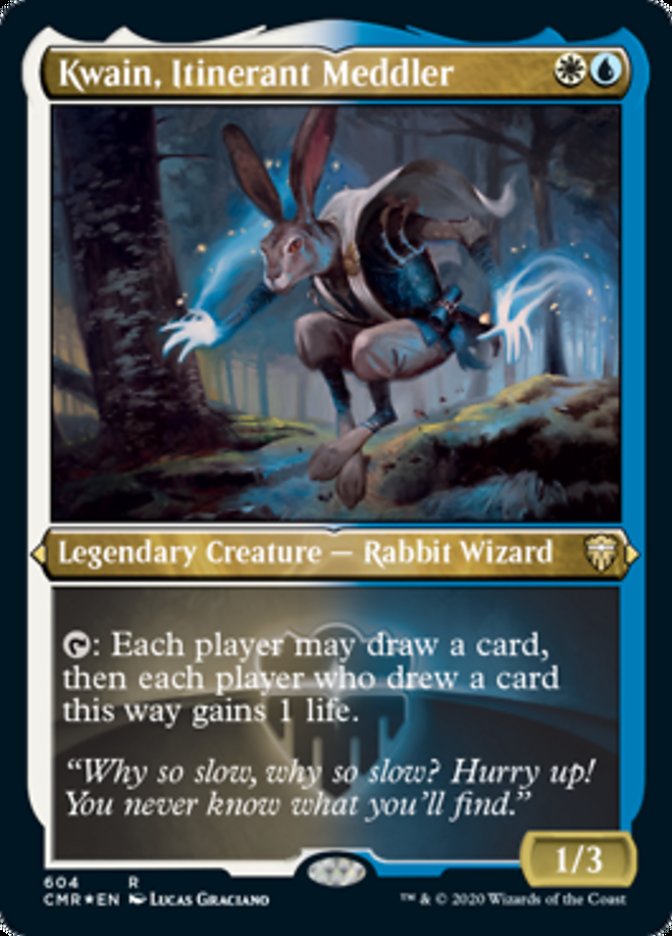 Kwain, fourbe itinérant (gravé) [Commander Legends]