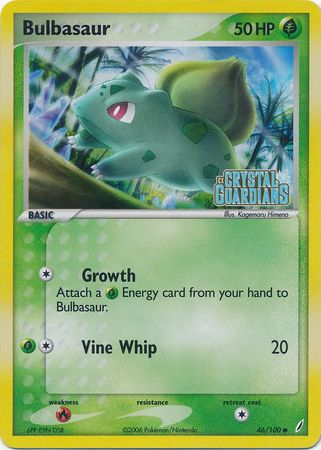 Bulbasaur (46/100) (Estampado) [EX: Guardianes de Cristal]