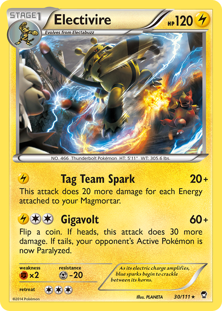 Électhor (30/111) [XY—Poings Furieux]