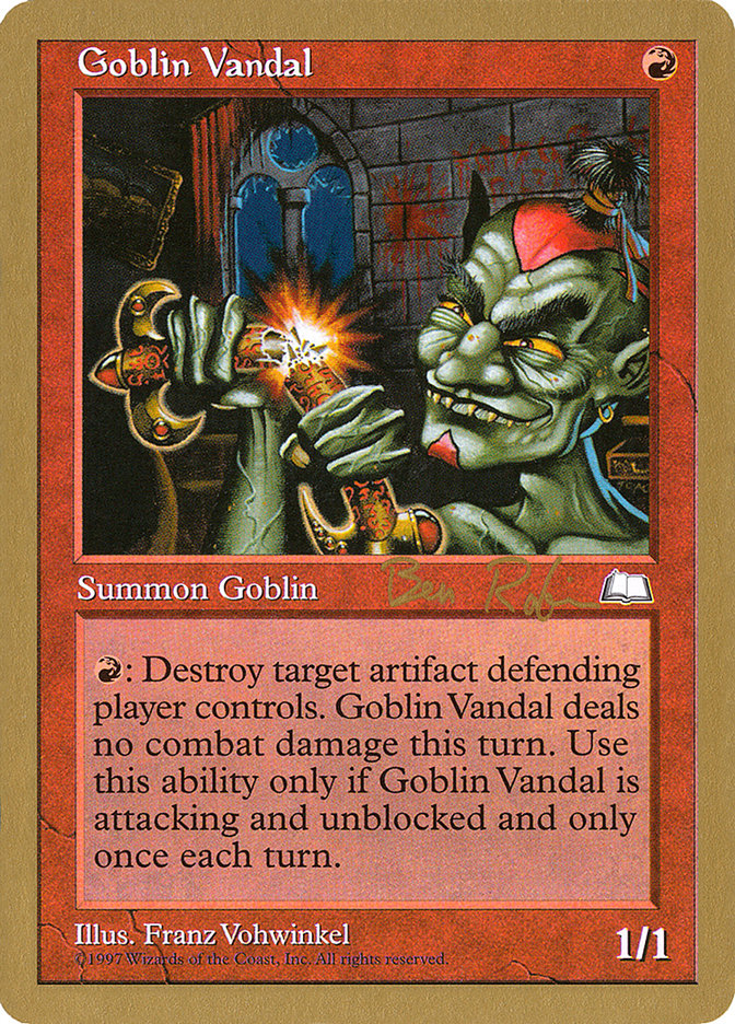 Goblin Vandale (Ben Rubin) [Decks des Championnats du Monde 1998]