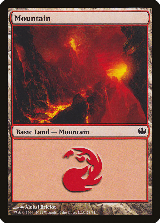 Montagne (78) [Duel Decks: Knights vs. Dragons]