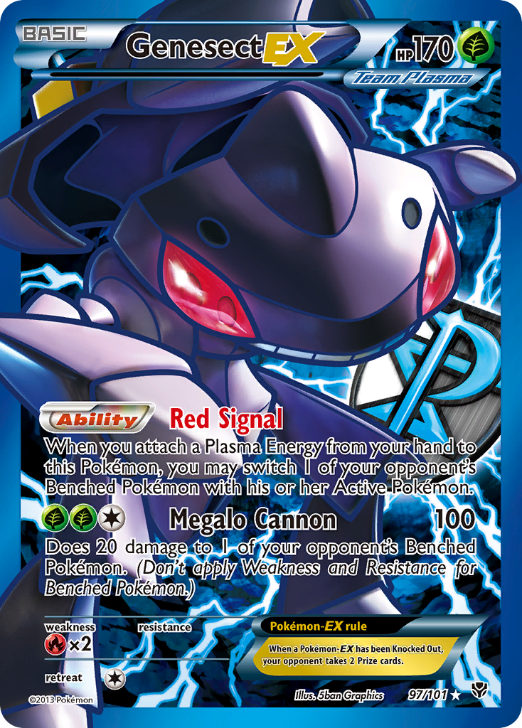 Genesect EX (97/101) [Noir & Blanc : Explosion Plasma]