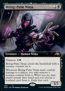 Ninja à la paume mordante (Illustration étendue) [Kamigawa: Dynastie Néon]