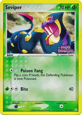 Seviper (32/110) (Estampillée) [EX : Fantômes de Holon]