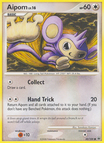Aipom (50/100) [Diamante & Perla: Tiempos Majestuosos]