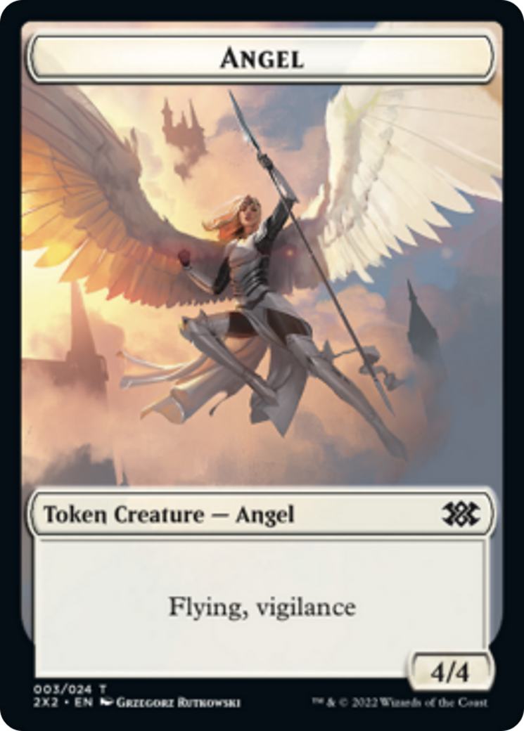 Saprobionte // Ange Jeton recto-verso [Tokens Double Masters 2022]