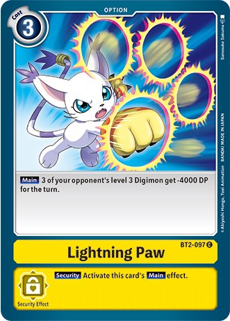 Garra Relámpago [BT2-097] (Paquete de Revisión 2021) [Promos del Booster Especial de Lanzamiento]