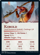 Carte d'art Kobold [Donjons & Dragons : Aventures dans les Royaumes Oubliés - Série d'art]