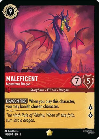 Maleficent - Monstrous Dragon (108/204) [Fabled]