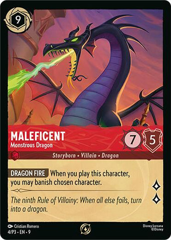 Maléfica - Dragón Monstruoso (Participante del Campeonato de la Tienda) (4/P3) [Cartas Promocionales]
