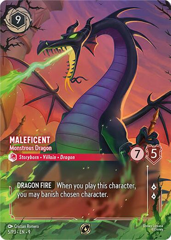 Maléfica - Dragón Monstruoso (Store Championship) (5/P3) [Cartas Promocionales]