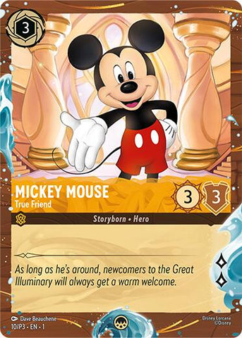 Mickey Mouse - Un verdadero amigo (Promoción de Disney Cruise) (10/P3) [Tarjetas promocionales]