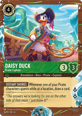 Daisy Duck - Capitana Pirata (Promoción Disney Cruise) (16/P3) [Tarjetas promocionales]
