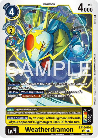 Weatherdramon [EX10-014] [Orden Siniestra]