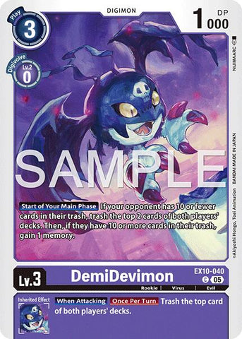 DemiDevimon [EX10-040] [Orden Siniestra]
