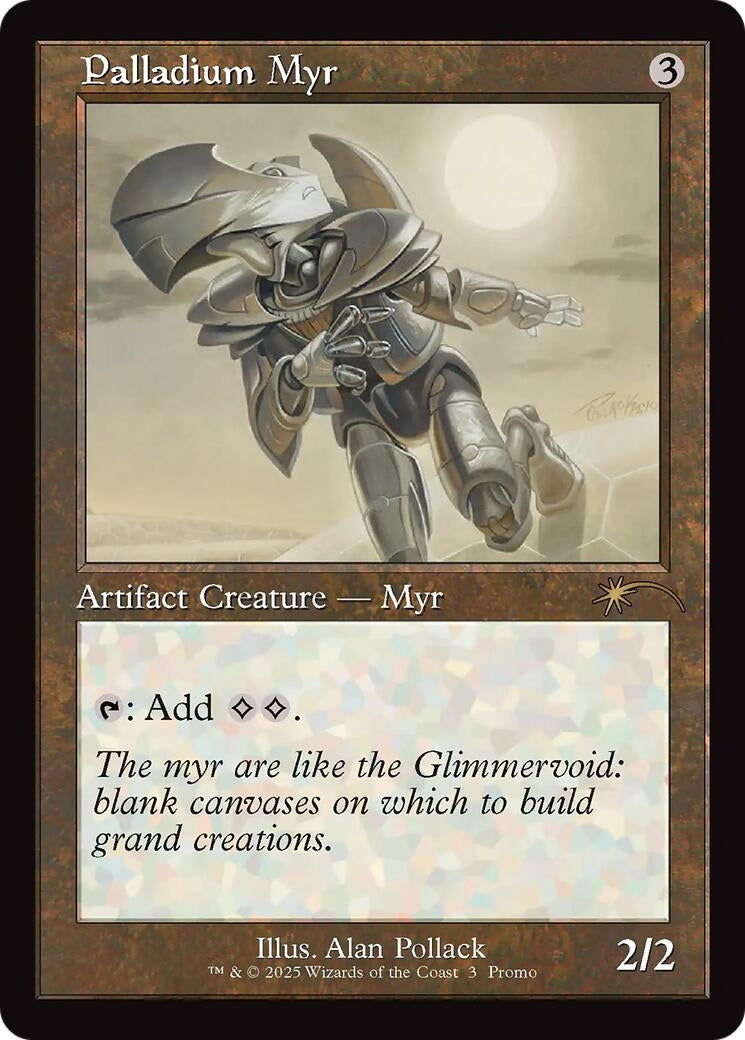 Image for Palladium Myr (Retro Frame) (3) - Magic: The Gathering