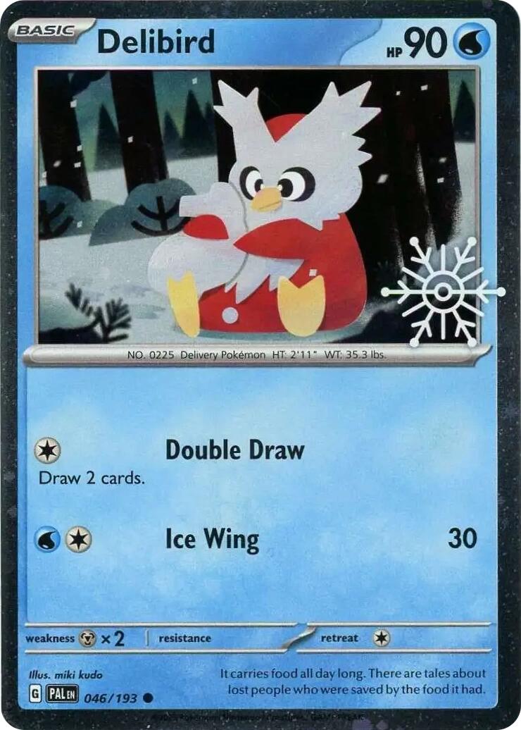 Delibird (046/193) (Calendario de Adviento) [Cartas Varias]