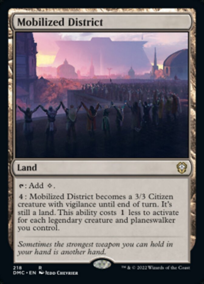 District mobilisé [Commandant Dominaria uni]