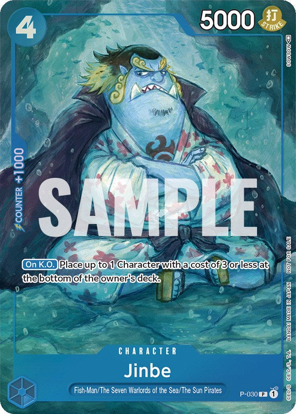 Jinbe (Paquete de evento Vol. 1) [Cartas promocionales de One Piece]