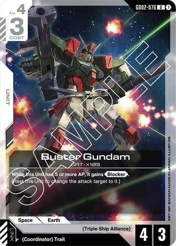 Buster Gundam - Dual Impact (GD02-76)