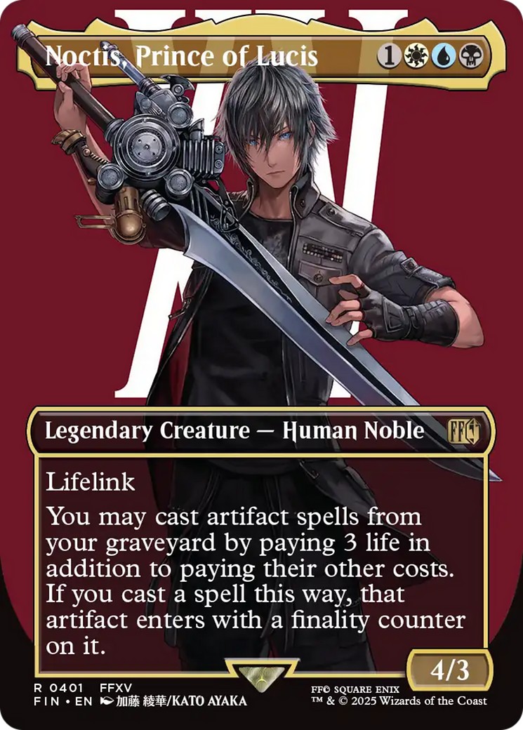 Noctis, Prince de Lucis (Sans bordure) [FINAL FANTASY]
